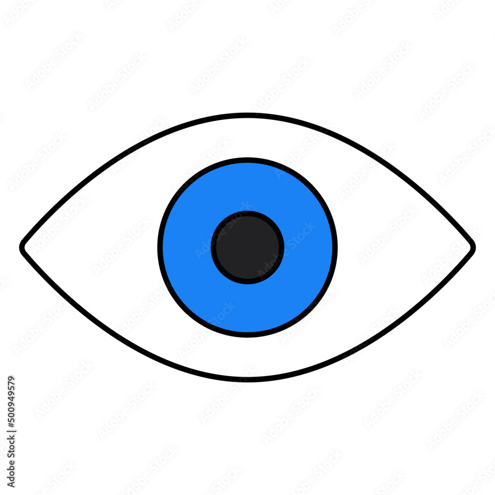 An icon design of eye An icon design of eye
