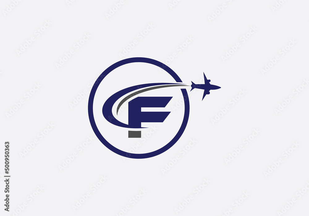 Aviation and airlines logo, Tour and travel agency symbol design with letter and alphabets Aviation and airlines logo, Tour and travel agency symbol design with letter and alphabets
