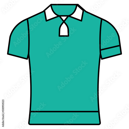 A unique design of polo shirt