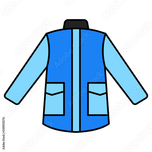 An icon design of jacket
