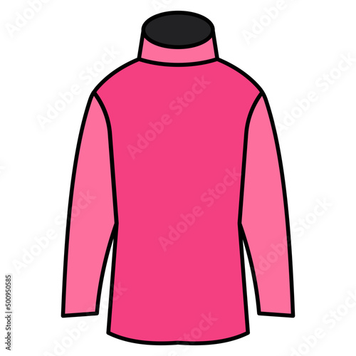 An icon design of turtle neck shirt