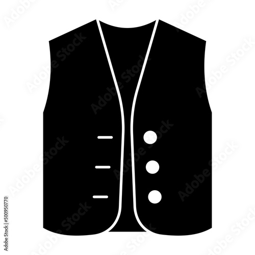 An icon design of waistcoat