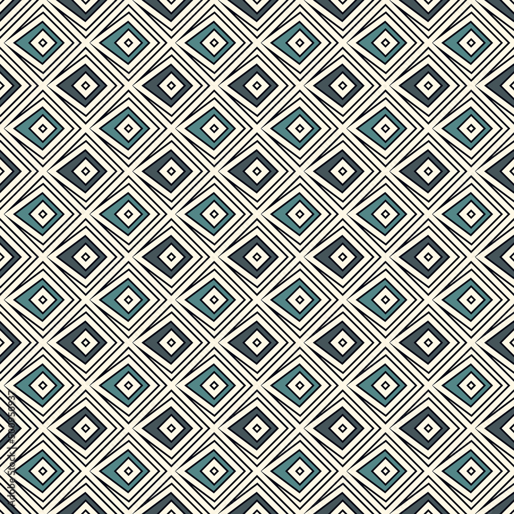 Contemporary honeycomb geometric pattern. Repeated hexagon ornament. Modern mosaic tiles. Seamless surface print