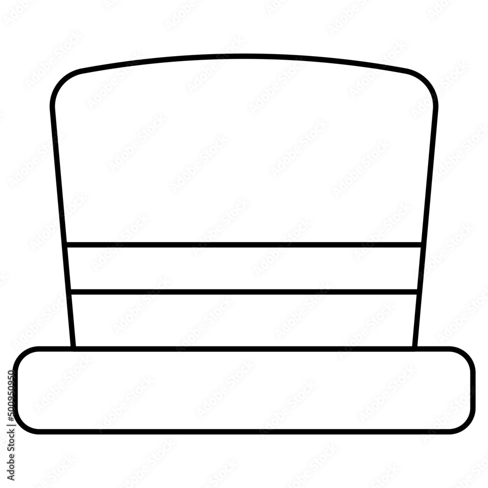 A unique design icon of hat A unique design icon of hat
