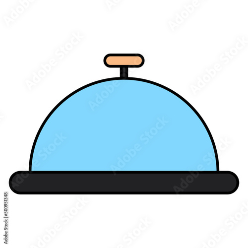 Trendy design icon of cloche