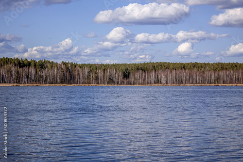 Nizhnevysky Pond on an April and sunny day behind Nizhny Tagil. 2022
Нижневыйский пруд апрельским и солнечным днем за Нижним Тагилом. 2022 год.   photo