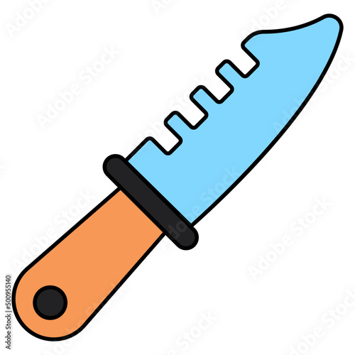 Knife icon in perfect design