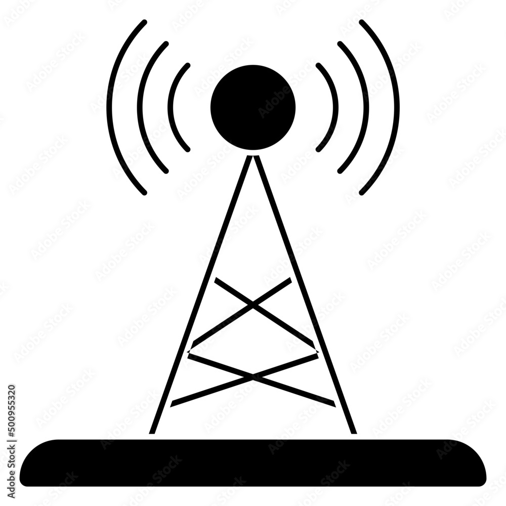 Signal tower icon in premium design Signal tower icon in premium design