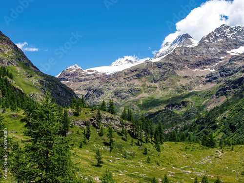 landscape with mountains