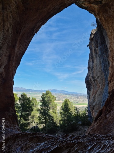 Interior de la cueva. Balcón de Lorca. 