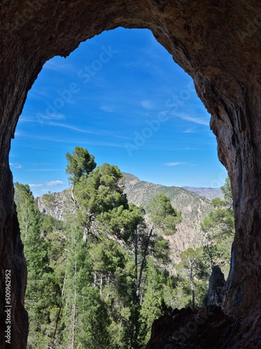Interior de la cueva. Balcón de Lorca. 