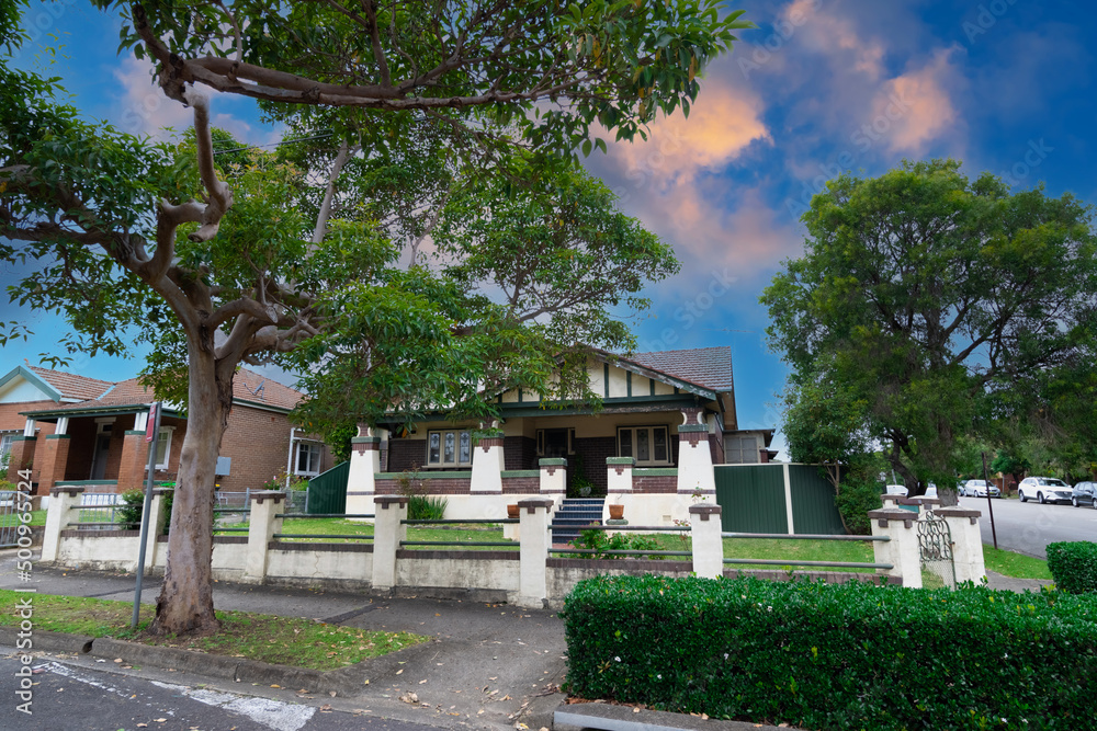 Apartment building in inner Sydney suburb NSW Australia
