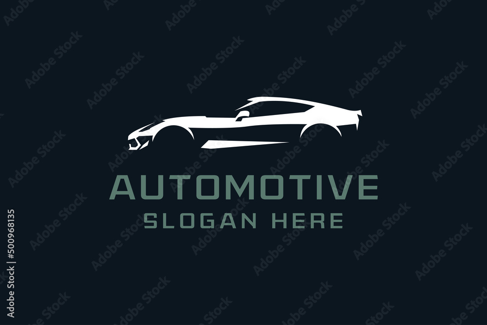 Car logo template for automotive company vector illustration.