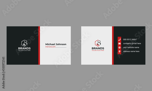 This is corporate business card design  photo