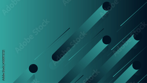 Dark green abstract background paper shine and layer element vector for presentation design. Suit for business, corporate, institution, party, festive, seminar, and talks.