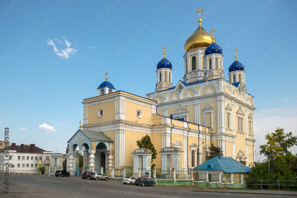 YELETS,  The Cathedral of the Ascension of the Lord - the main Orthodox church of the city of Yelets, the cathedral church of Yelets Diocese