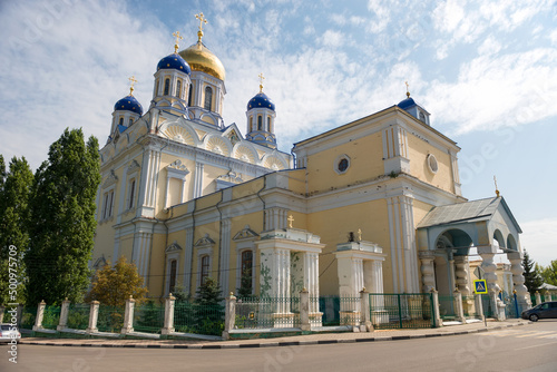 YELETS, The Cathedral of the Ascension of the Lord - the main Orthodox church of the city of Yelets, the cathedral church of Yelets Diocese