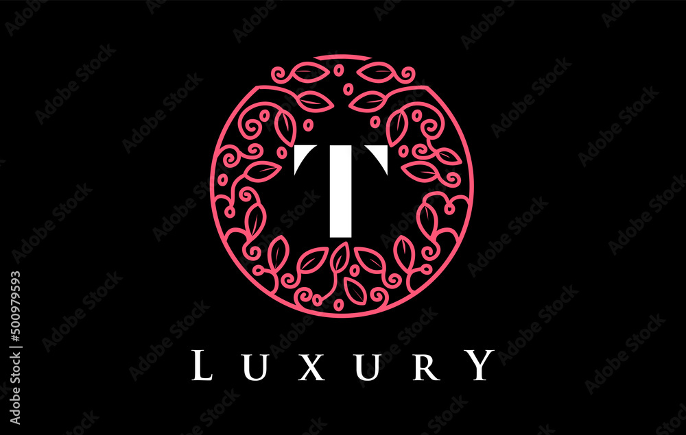 Purple T Letter Logo Luxury.Beauty Cosmetics Logo Purple T Letter Logo Luxury.Beauty Cosmetics Logo