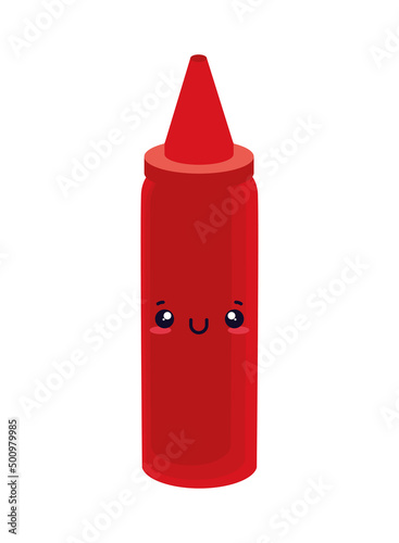 sauce bottle kawaii