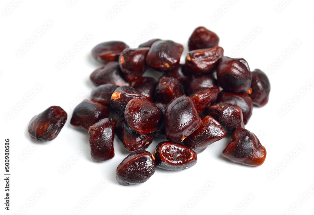 Ripe tamarind fruit isolated on white background Ripe tamarind fruit isolated on white background