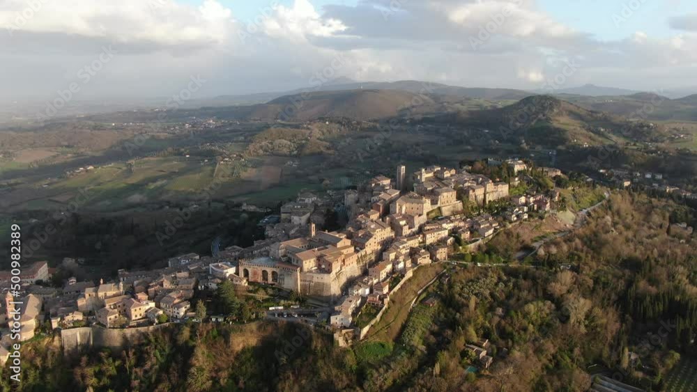 4k cinematic aerial video of golden hour at the medieval town Montepulciano in Tuscany, Italy at sunset 4k cinematic aerial video of golden hour at the medieval town Montepulciano in Tuscany, Italy at sunset