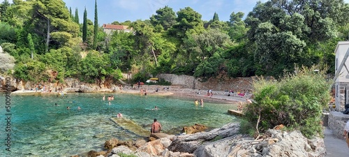 Malownicza plaża w Chorwacji, Croatia island and beach