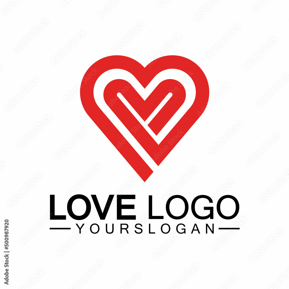 Love logo design vector,geometric hearth logo vector, linear love vector logo concept,Heart shape logo design-Vector Love logo design vector,geometric hearth logo vector, linear love vector logo concept,Heart shape logo design-Vector