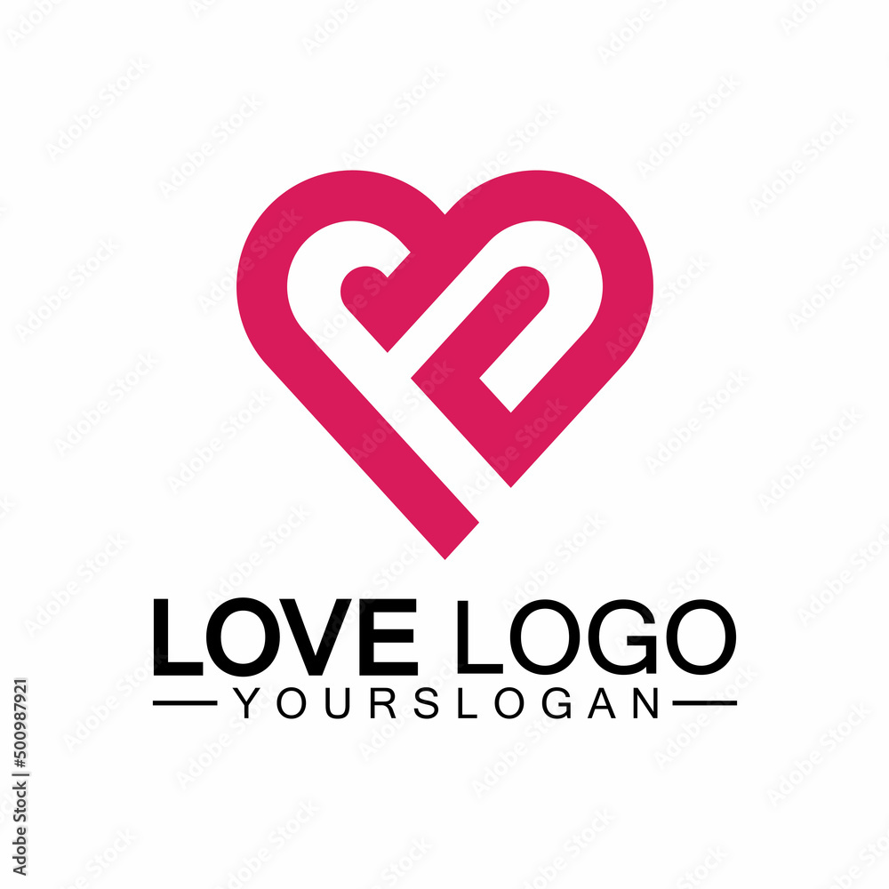 Love logo design vector,geometric hearth logo vector, linear love vector logo concept,Heart shape logo design-Vector Love logo design vector,geometric hearth logo vector, linear love vector logo concept,Heart shape logo design-Vector