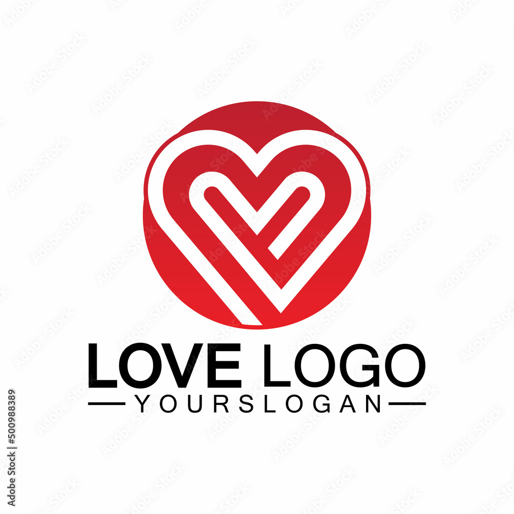 Love logo design,Heart shape logo design Vector Love logo design,Heart shape logo design Vector