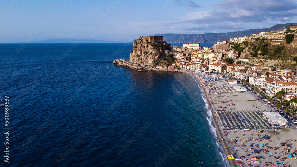 Scilla, Calabria (Italy).
Seaside in Southern Italy.
Drone photography.