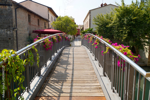 Fotografia Italian town Portogruaro ( a town and comune in the Metropolitan City of Venic