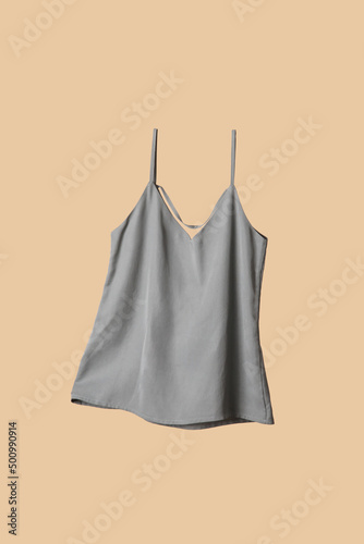Fotografie, Obraz Studio shot of floating silk camisole shirt