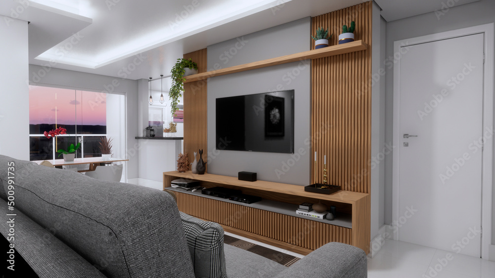 Home Theater in New Modern House Home Theater in New Modern House