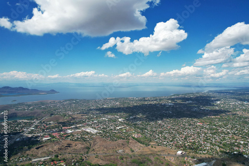 Landscape of Managua city