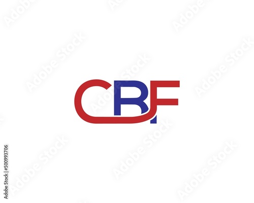 CBF Logo Icon Design Idea Concept Vector Symbol illustration. photo