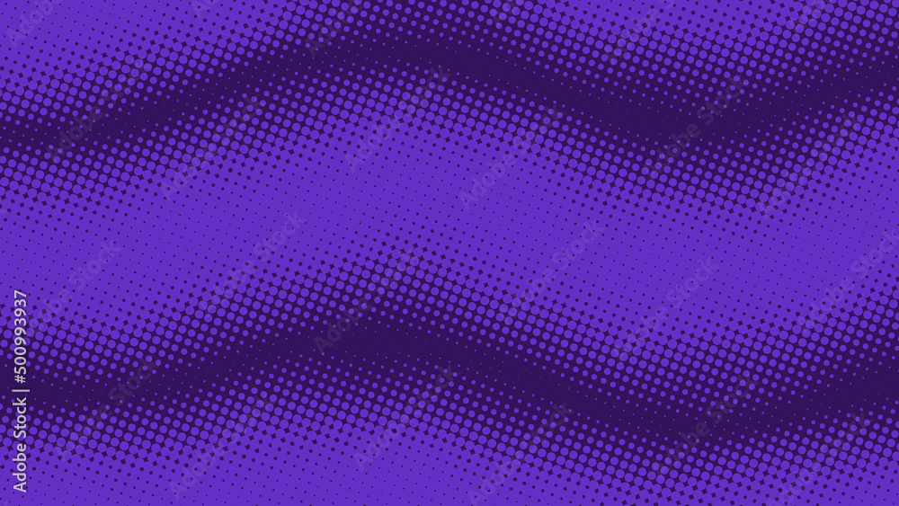 Purple pop art background in retro comics book style with dotted design, vector illustration eps10