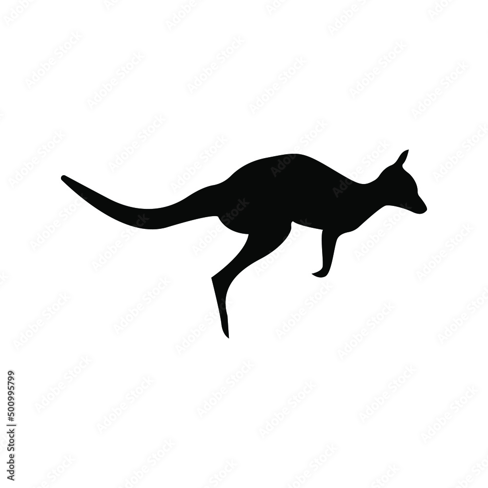 kangaroo icon. animal sign. vector illustration kangaroo icon. animal sign. vector illustration