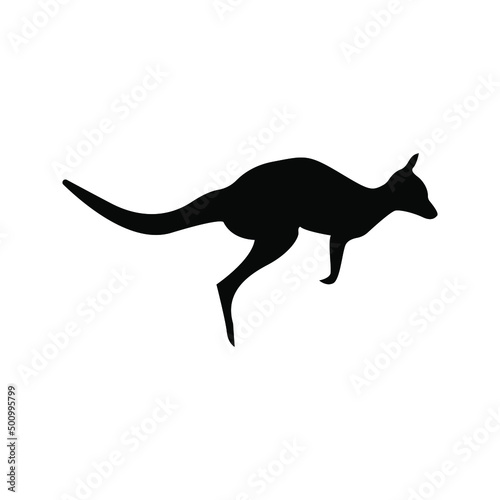 kangaroo icon. animal sign. vector illustration