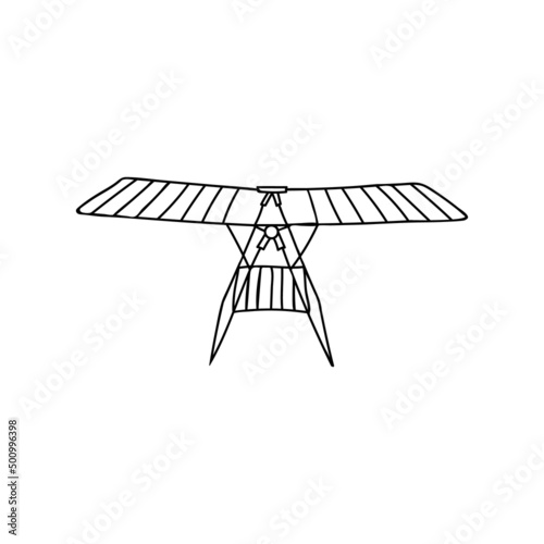 Clotheshorse doodle illustration in vector. Hand drawn clotheshorse illustration in vector.