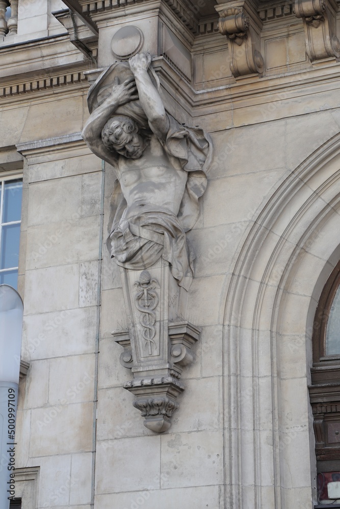 Atlante de la gare de Bordeaux Saint-Jean