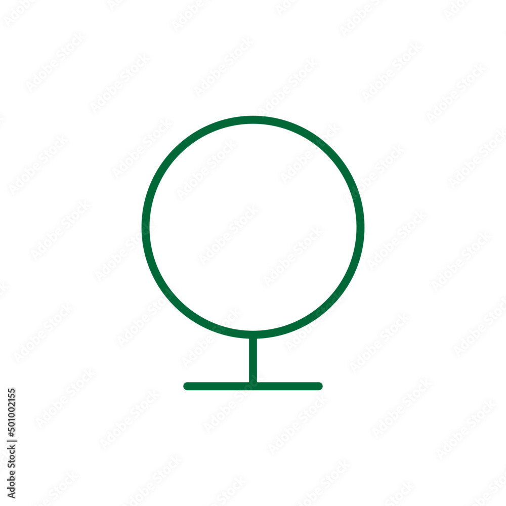 Tree Vector Line Icon. Tree symbol vector sign Tree Vector Line Icon. Tree symbol vector sign