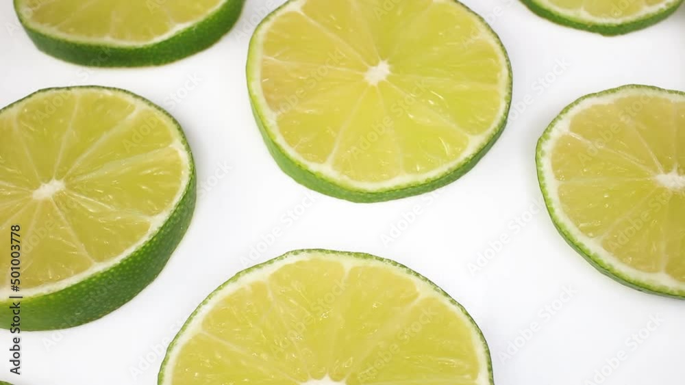Lime Green Lemon Closeup Video Lime Green Lemon Closeup Video