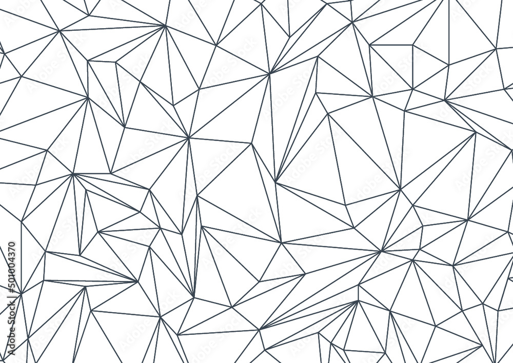 Fondo vectorial lineas poligonales trazo abstracto, figuras geometricas