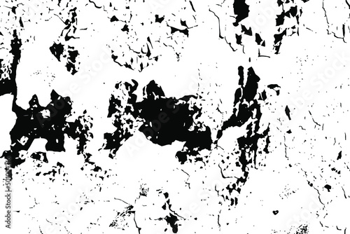 Wallpaper Mural Rustic cracked vector texture with many cracks and scratches. Abstract background. Broken and damaged surface. Aged backdrop. Vector graphic illustration with transparent white. EPS10. Torontodigital.ca