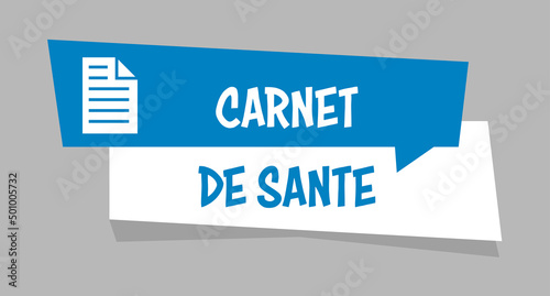 Logo carnet de santé.