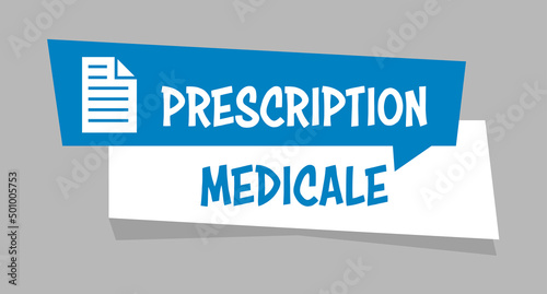 Logo prescription médicale.