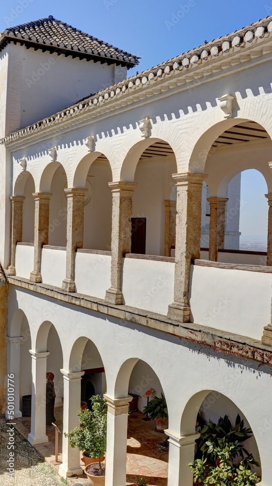 palais de l'Alhambra à Grenade en Andalousie au sud de l'Espagne