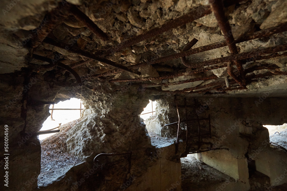 Pocheon bunker in Pocheon-si, South Korea. Korea War Moument.
