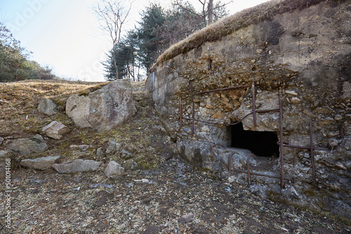 Pocheon bunker in Pocheon-si, South Korea. Korea War Moument.
 photo
