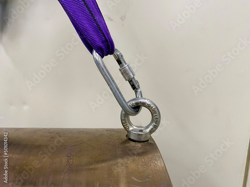 Eyebolt for lifting. Lifting bolt for lifting work.